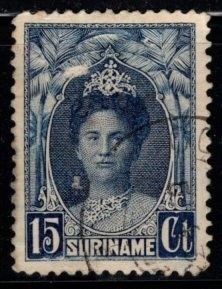 Suriname - #125 Queen Wilhelmina - Used