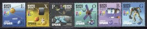 2174 - SERBIA 2024 - EXPO 2027 Belgrade - Space - Regular stamps - MNH Set