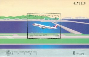 RK32-0006 MACAU 803 MH SS AIRPLANE SCV $11.00 BIN $5.25