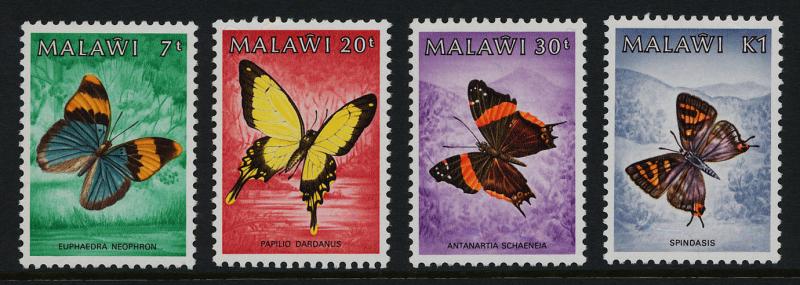 Malawi 450-3 MNH Butterflies