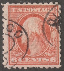 USA,  Scott#468,  used, hinged, 6 cents
