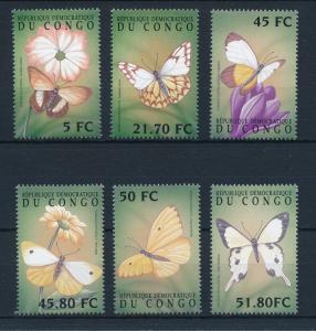 [28566] Congo Kinshasa 2001 Butterflies Schmetterlingen Papillons  MNH