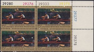 1335 Thomas Eakins Plate Block MNH