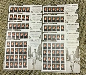 3082 James Dean, Legends of Hollywood MNH 32 c Lot of 10 sheets FV $64.00  1996