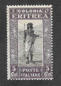 Eritrea Scott #120 Mint 5c Postman stamp 2015 CV $6.75