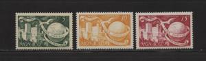 MONACO - Scott #245, 245A & 246, Mint-NH, Cat. $8.20