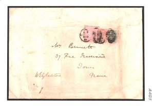 GB SG127 5s PLATE 2 Cover Signed WILLIAM GLADSTONE 1882 London RARE/UNIQUE**A4G5 