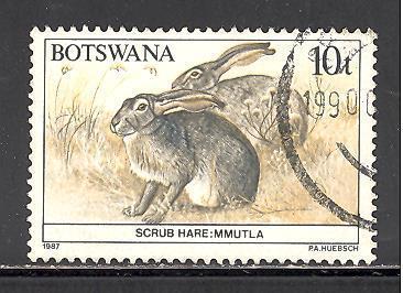 Botswana 411 used SCV $ 0.25 (DT)