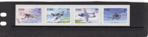 Ireland 2000 Military Aviation  Self Adhesive Strip MNH