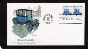 1906 Electric Car, FDC coil pair Fleetwood