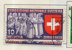 Switzerland Helvetia 1937-46 Early Issue Fine Used 10c. NW-168724