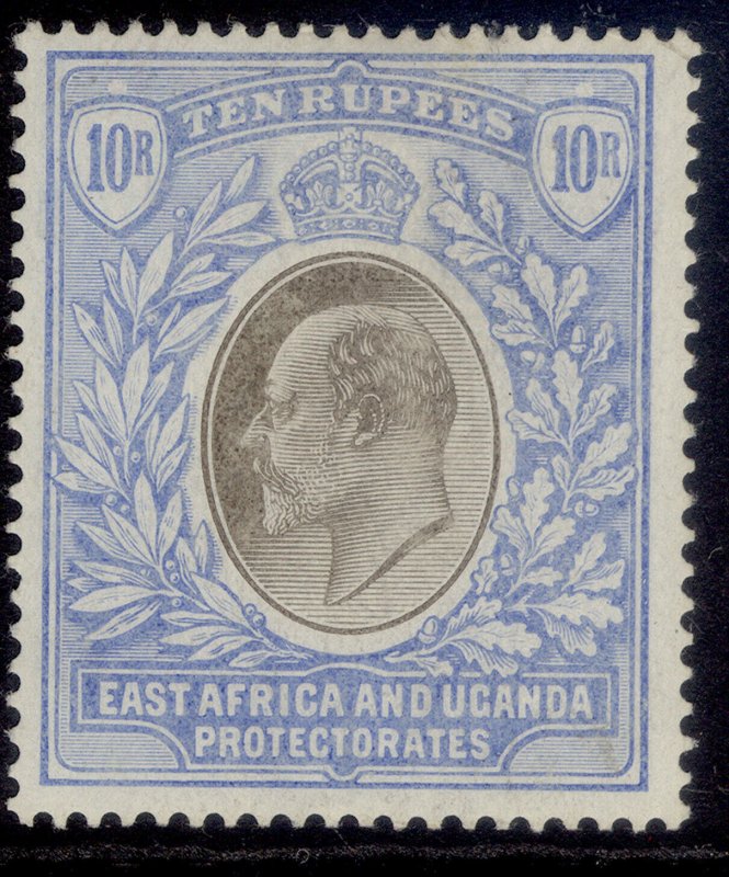 EAST AFRICA and UGANDA EDVII SG14a, 10r grey & ultramarine, M MINT. Cat £600.