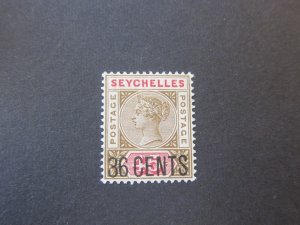 Seychelles 1896 Sc 28 MH
