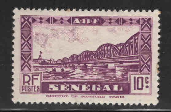 Senegal Scott 147 MH*  Bridge stamp