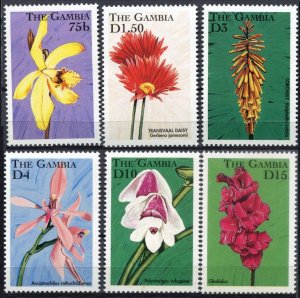 1998 Gambia 3002-3007 Flowers 10,00 €