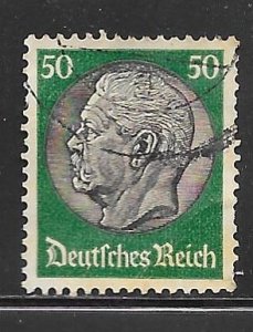 Germany 428: 50pf von Hindenburg, used, VF