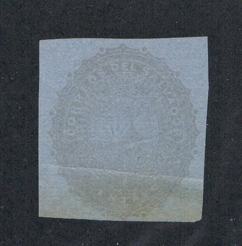 Salvador Unused Cut Square from 1891 (S0183)