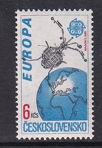 Czechoslovakia    #2825  MNH  1991  Europa satellites