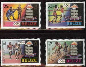 BELIZE Scott 717-720 MNH** Olympic set 