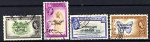 British Honduras 1962 QE2 Set Hurricane Hattie Relief Fund SG 198 - 201 ( D447 )