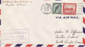 1940, 1st Flt., Auckland, New Zealand to Canton Island, See Remark (32594)