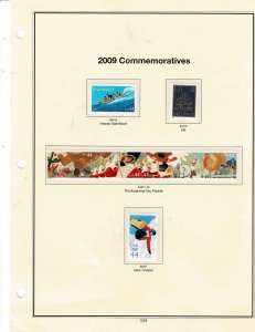 2009 Commemoratives 44c US Postage Singles #4415-21 VF MNH