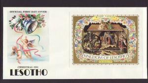 Lesotho 350 Christmas U/A FDC