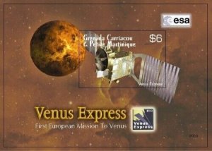 Grenadines - 2006 - Space - Venus Express  - Souvenir sheet - MNH