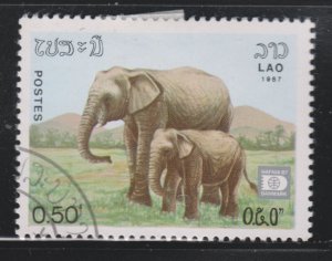 Laos 805 Elephants 1987