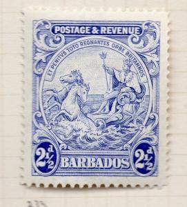 Barbados 1925-35 Early Issue Fine Mint Hinged 2.5d. 263357