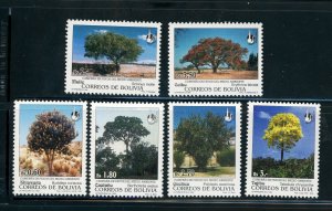 BOLIVIA 1994 SCOTT# 924-929 ENVIRONMENTAL PROTECTION MNH AS SHOWN