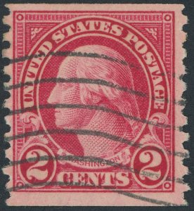 US 599 2 cent Washington Type 1; Used; OG -- See details and scans