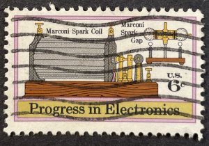 US #1500 Used F/VF 6c Progress in Electronics 1973 [G9.7.2]