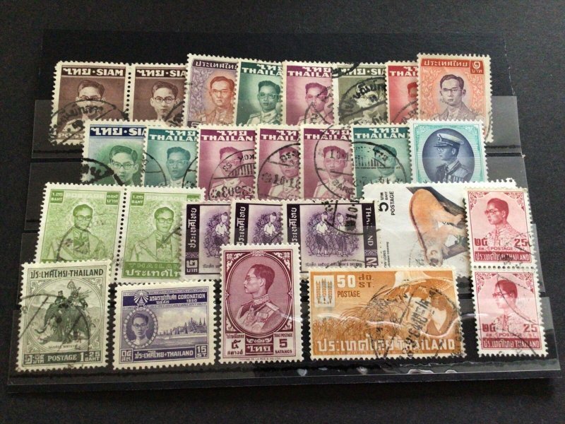 Thailand mounted mint  or used vintage stamps Ref 62779 