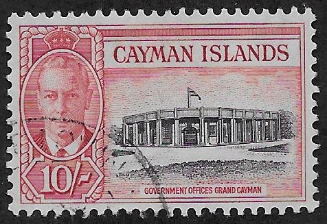 CAYMAN ISLANDS SC# 134  FVF/U 1950