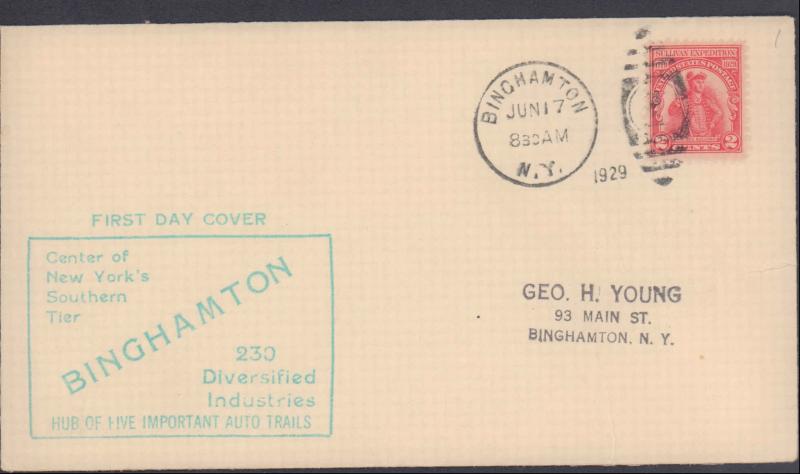 United States, New York, First Day Cover