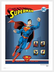 Portugal 2020 Stamps Collectors Sheet Justice League DC Comics Superman