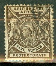 LC: British East Africa 87 used CV $50