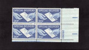 E20 Special Delivery, MNH LR-PB/4 (#25060)