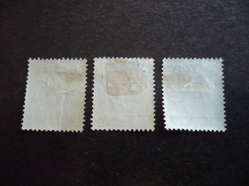 Stamps - Malta - Scott# 50,51,53 - Mint Hinged Part Set of 3 Stamps