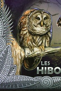 Owls Stamp Birds Asio Flammeus Asio Otus Strix Varia S/S MNH #3632-3635