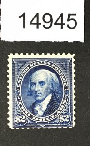 MOMEN: US STAMPS # 277 MINT OG H $900 LOT #14945