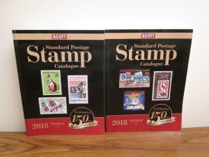 Scott 2018 Stamp Catalog Volume 4 A and B (photos of actual books for sale)