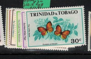 Trinidad & Tobago Butterfly SG 210-5 MNH (10epw)