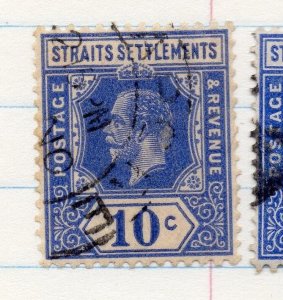 Malaya 1912 Early Issue Fine Used 10c. 207129