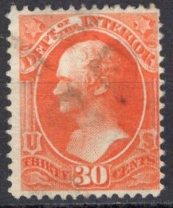 SCOTT O23  USED  SHERWOOD STAMP  A1