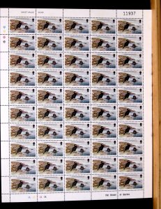 GREAT BRITAIN/ISLE OF MAN - SCOTT# 227 - PANE 50 - MNH - CAT VAL $17.50