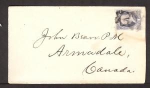 206, To Canada, ca 1882, Banknote Issues