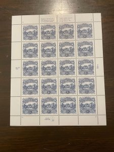 US SCOTT 2590 Sheet $1.00 Surrender of General Burgoyne, (2) P# S1, MNH- Superb