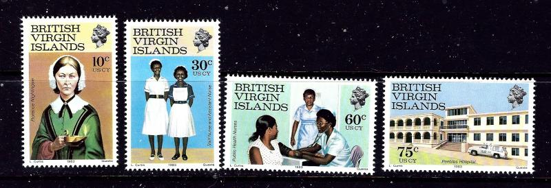 Virgin Is 446-49 MNH 1983 Nursing Week